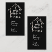 Onroerend goed Huis Sleutels Business Visitekaartje (Voorkant / Achterkant)