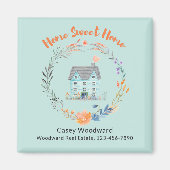 Onroerend goed Huis Sweet Home Gewoon om te zeggen Magneet (Voorkant)