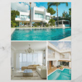 Onroerend goed Huis te koop Logo Foto QR Flyer (Achterkant)