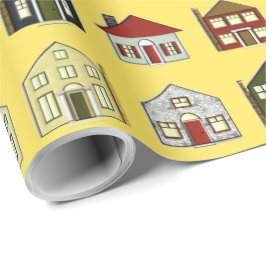 Onroerend goed Huizen Cadeaupapier
