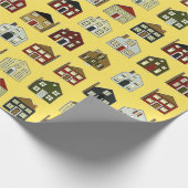 Onroerend goed Huizen Cadeaupapier (Hoek)