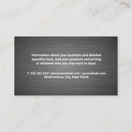 Onroerend goed | Huizen Logo Visitekaartje (Achterkant)