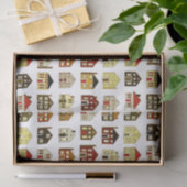 Onroerend goed Huizen Tissuepapier (Geschenk)