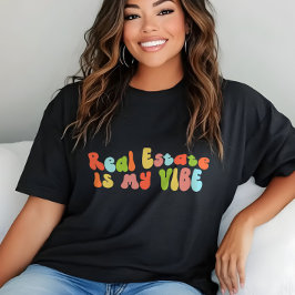 Onroerend goed is mijn vibe T-shirt, adviseur, mak Tri-Blend Shirt