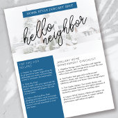 Onroerend goed Januari Nieuwsbrief Promotie Flyer