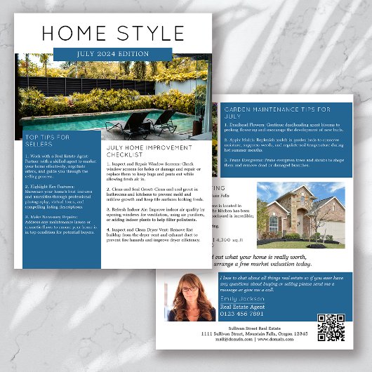 Onroerend goed juli Nieuwsbrief Promotionele landb Flyer