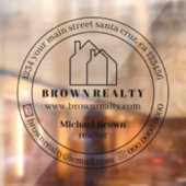 Onroerend goed Kantoor Raamsticker (Vel 2)