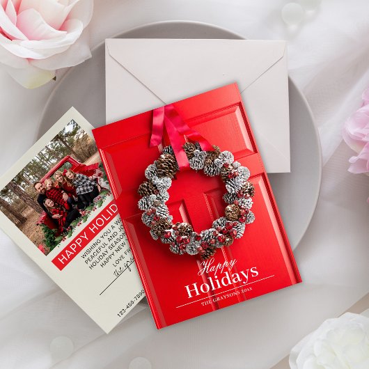 Onroerend goed Kerst Kaart Sjabloon