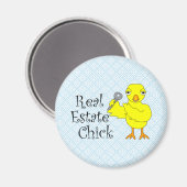 Onroerend Goed Kip  Magneet (Voorkant / Achterkant)