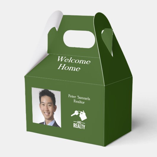 Onroerend goed Klant Sluiten Gift Favor Box Bedankdoosjes (Voorkant Zijde)