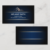 Onroerend goed | Kleur | koolstofvezel Visitekaartje (Voorkant / Achterkant)