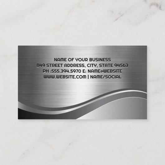 Onroerend goed | Kleur Visitekaartje (Achterkant)