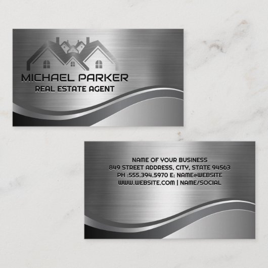 Onroerend goed | Kleur Visitekaartje (Voorkant / Achterkant)