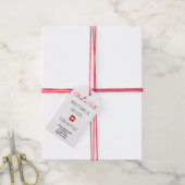 Onroerend goed Klik of Bel Open Huis Pop Door Cadeaulabel (Met Touw)