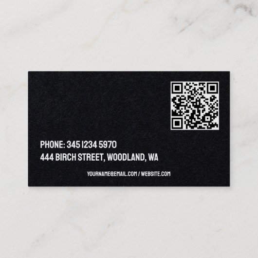 🏘️Onroerend goed kopen wij huizen QR Premium Visitekaartje (Achterkant)