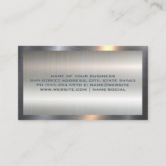 Onroerend goed | Kunst voor lijn met architect | M Visitekaartje (Achterkant)