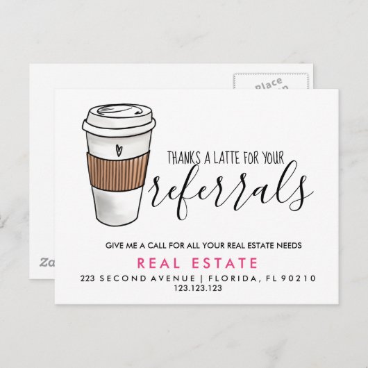 onroerend goed Latte verwijzingen Aankondiging Bri (Voorkant / Achterkant)