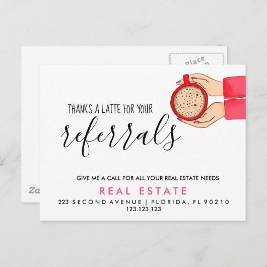 onroerend goed Latte verwijzingen Aankondiging Bri (Voorkant / Achterkant)