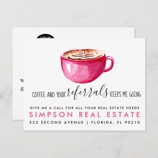 onroerend goed Latte verwijzingen Aankondiging Bri (Voorkant / Achterkant)