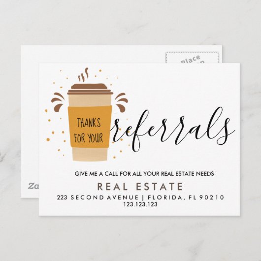 onroerend goed Latte verwijzingen Aankondiging Bri (Voorkant / Achterkant)