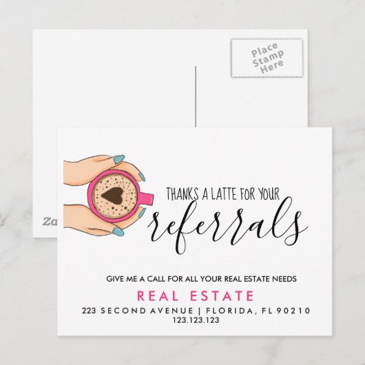 onroerend goed Latte verwijzingen Aankondiging Bri (Voorkant / Achterkant)