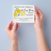 Onroerend goed LEMON Verwijzingen Aankondiging | L Flyer (Hand)