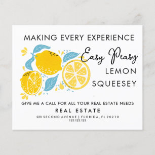 Onroerend goed LEMON Verwijzingen Aankondiging   L Flyer