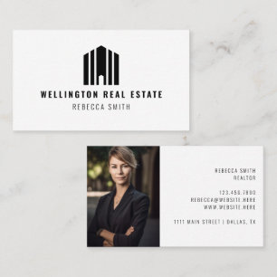 Onroerend goed Logo Foto Listing Agent Realtor Visitekaartje