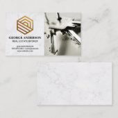 Onroerend goed Logo | Huissleutels Visitekaartje (Voorkant / Achterkant)