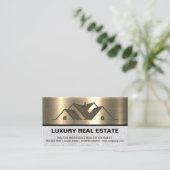 Onroerend goed Logo | Onroerend goed Visitekaartje (Staand voorkant)