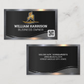 Onroerend goed Logo | QR-code Visitekaartje (Voorkant / Achterkant)