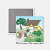 Onroerend goed magneet (Voorkant / Achterkant)