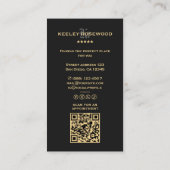 Onroerend goed makelaar Hypotheek Makelaar Elegant Visitekaartje (Achterkant)