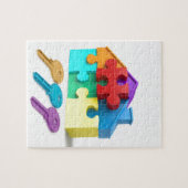 Onroerend goed, makelaar, makelaar in onroerend go legpuzzel (Horizontaal)