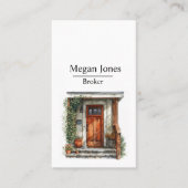 Onroerend goed, makelaar, makelaar Visitekaartje (Voorkant)