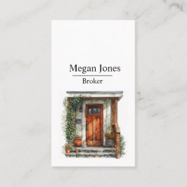 Onroerend goed, makelaar, makelaar Visitekaartje