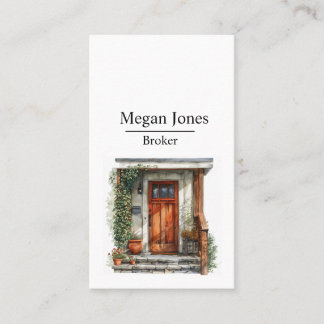 Onroerend goed, makelaar, makelaar Visitekaartje