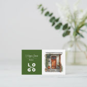 Onroerend goed, makelaar, makelaar Visitekaartje (Staand voorkant)