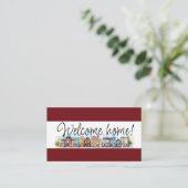 Onroerend goed, makelaar, makelaar visitekaartje (Staand voorkant)