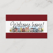 Onroerend goed, makelaar, makelaar visitekaartje (Voorkant)