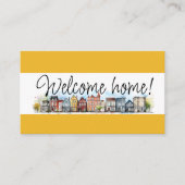 Onroerend goed, makelaar, makelaar visitekaartje (Voorkant)