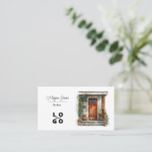 Onroerend goed, makelaar, makelaar Visitekaartje (Staand voorkant)