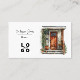 Onroerend goed, makelaar, makelaar Visitekaartje