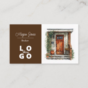 Onroerend goed, makelaar, makelaar Visitekaartje