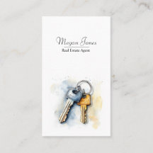Onroerend goed, makelaar, makelaar Visitekaartje