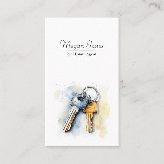 Onroerend goed, makelaar, makelaar Visitekaartje (Voorkant)