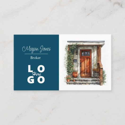Onroerend goed, makelaar, makelaar Visitekaartje (Voorkant)