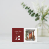 Onroerend goed, makelaar, makelaar Visitekaartje (Staand voorkant)