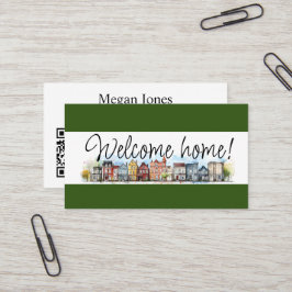 Onroerend goed, makelaar, makelaar visitekaartje