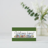 Onroerend goed, makelaar, makelaar visitekaartje (Staand voorkant)